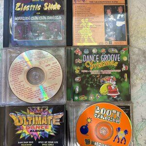 Lot of Cha Cha Electric Slide Dance Boogie CD's Compilation